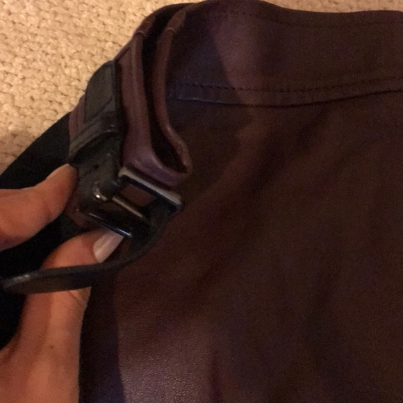 NWOT Faux Leather Skirt - Picture 2 of 5